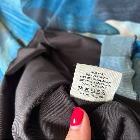 Princess Polly Blue and Black Mini Dress Size 4 - Picture 9 of 9